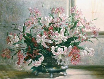  realistic Oil Painting - xsh066bB realistic from photograph flowers